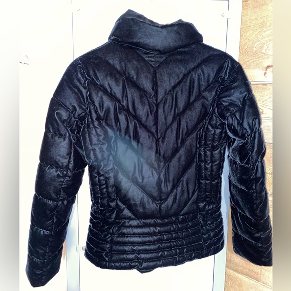 Ralph Lauren Black Velvet Puffy Jacket - Picture 5 of 6